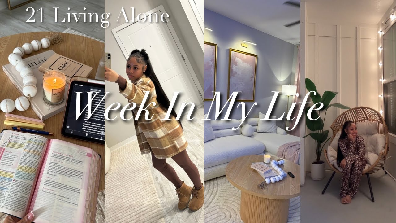 Weekly Vlog | 21 Living Alone Diaries 001 🫧 : new apt decor + bible study + gym + cooking & etc.. 💖 