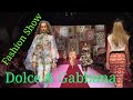 Dolce & Gabanna Milan Runway Luxury Fashion Show