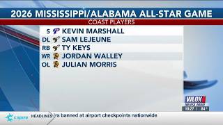 Rosters announced for 2026 Mississippi/Alabama, North-South All-Star Games