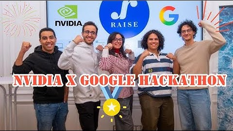 🏆​ we woooonnnn 🏆​ !!!!!!!! ( 🥉 3rd place :p ) Google x Nvidia hackathon in Paris with a dream team
