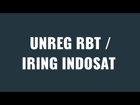 Cara Unreg Rbt Iring Indosat Youtube