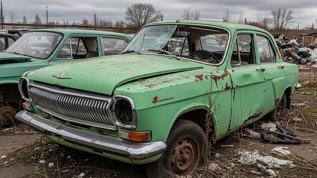 Восстановление секретного автомобиля агента КГБ! | Полная переделка советского ГАЗ-21 «Волга»