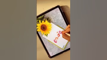 Lettering subscriber’s names💛 #handwriting #malayalamart #nameart #procreate #ShortsForGoals