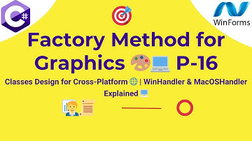 C# WinForms: Factory Method Pattern for Cross-Platform Graphics | WinHandler MacOSHandler Explained
