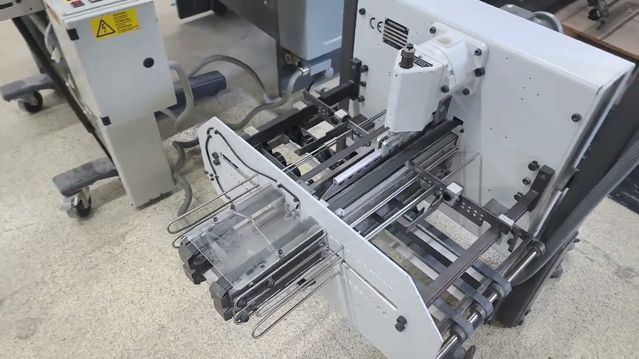 2002 Heidelberg VFZ 52 Knife Folding Unit - YouTube