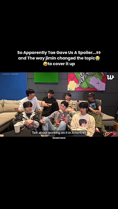 Taehyung Gave A Spoiler About BTS WORKING IN AMERICA & Jimin went.🤣😂Bts Weverse live 2O25😭🫂(1/7/25)