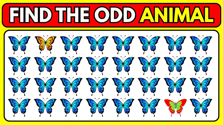 Find the Odd One Out - Animals Edition | Easy, Medium, Hard- Level 55 | Mindful Mosaic 2.0