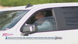 Sioux City PD On The Lookout For Distracted Drivers