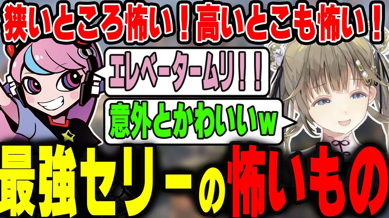 【面白まとめ】最強セリーの意外な一面を知ってからかう英リサと奈羅花【英リサ/トナカイト（ヘンディー）/奈羅花/Selly/apexlegends /切り抜き/ぶいすぽっ】