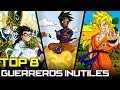 Top 8: Los Guerreros más Inútiles de Dragon ball