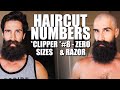 HAIRCUT NUMBERS - HAIR CLIPPER SIZES - HAIR CLIPPER GUIDE