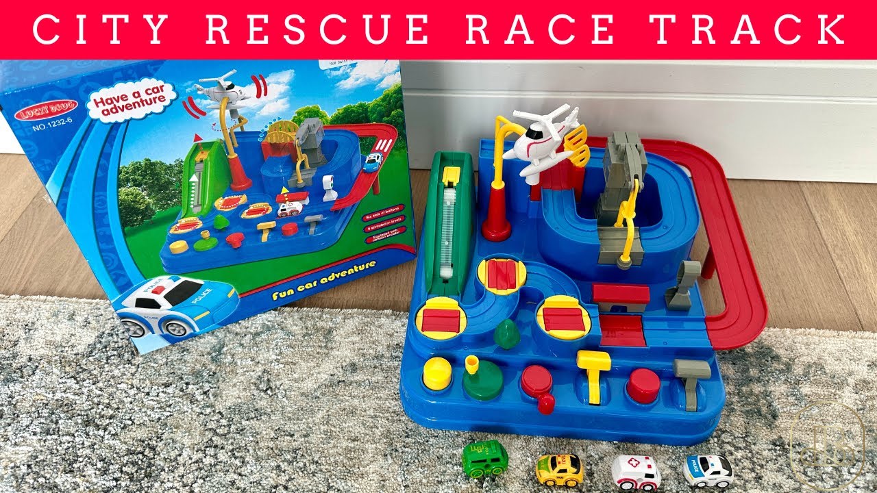 Race Car Track Set for Kids: Fun & Educational Preschool Car Toys🏁 ...