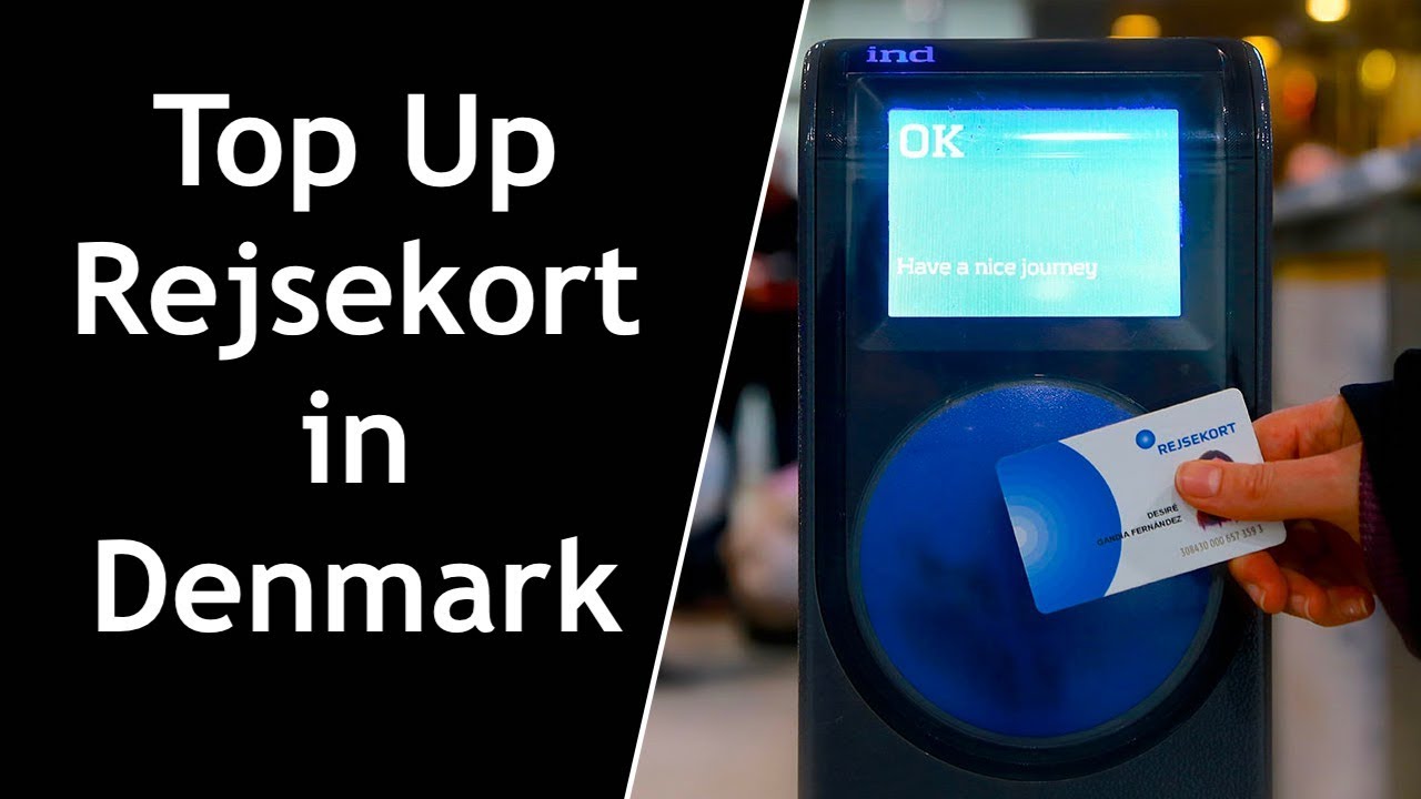 Tekstforfatter større Omgivelser How to Top Up Rejsekort using Machine in Denmark | Top up Rejsekort  Copenhagen | Rejsekort Online - YouTube
