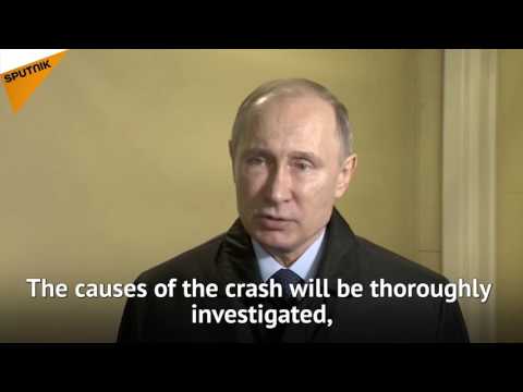 Putin Expresses Condolences To The Families Of Tu-154 Crash Victims