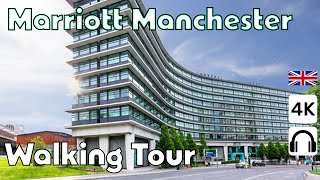 Marriott Hotel Tour Manchester Piccadilly [4k] Quick Walking Tour and Intro