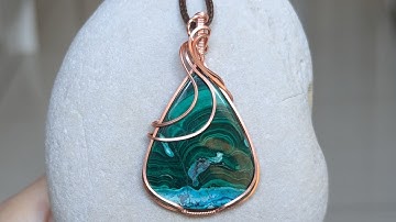Wire Wrapped Cabochon Pendant Tutorial