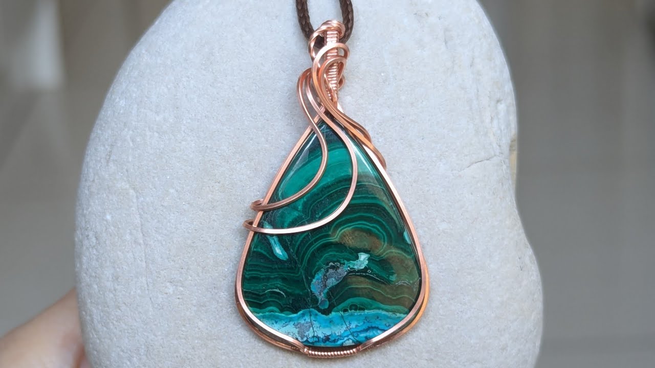 Wire Wrapped Cabochon Pendant Tutorial