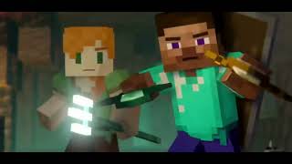Bones - Imagine Dragons I Minecraft Animation - Fight with Warden