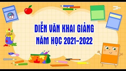 Bài diễn văn khai giang năm học mới năm 2024