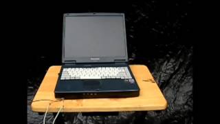 Laptop Explodes in Flames during Thermal Runaway