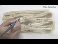 How to Paint Wood Texture Easily Using &quot;Pinax&quot; Granular Watercolor