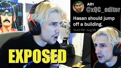 XQC EXPOSES his OWN EDITOR! xQc