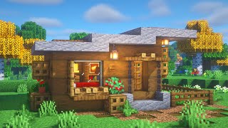 Minecraft: How to Build a Simple Starter House | Survival Tutorial
