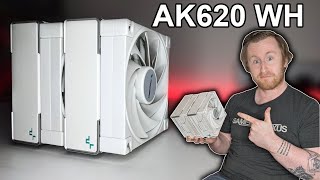 The BEST CPU Air Cooler? DeepCool AK620 WH Review