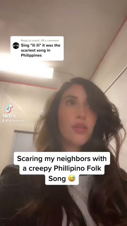 Scaring neighbors with “Ili Ili” Filipino Folk Song #shorts #philippines