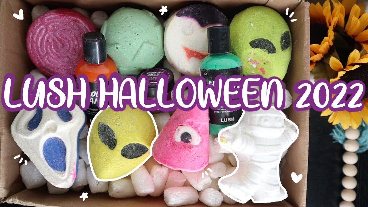 lush halloween haul 2022!! 🎃🍁 | reviews and spooky bath cocktail ideas