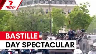 France stages largest military parade since WWII | 7NEWS
