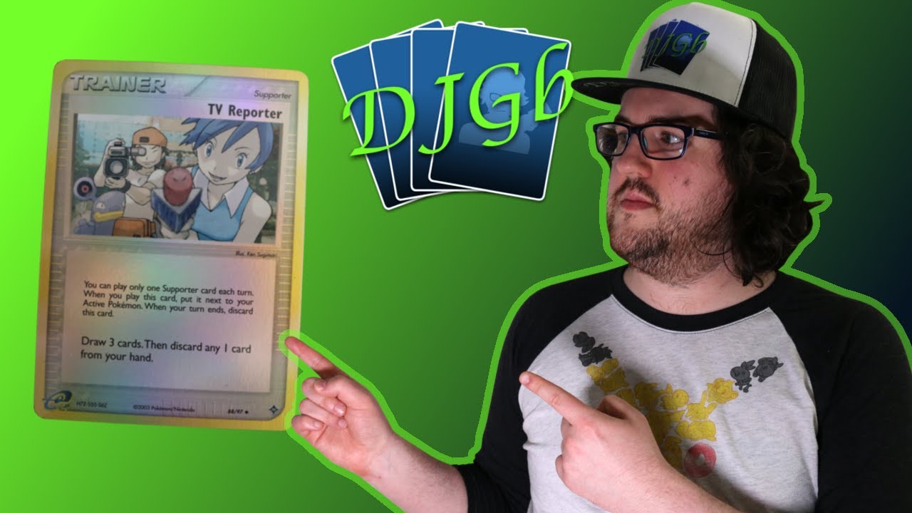 Pokémon TCG ex Dragon Reverse Holo TV Reporter! CEDA YouTube