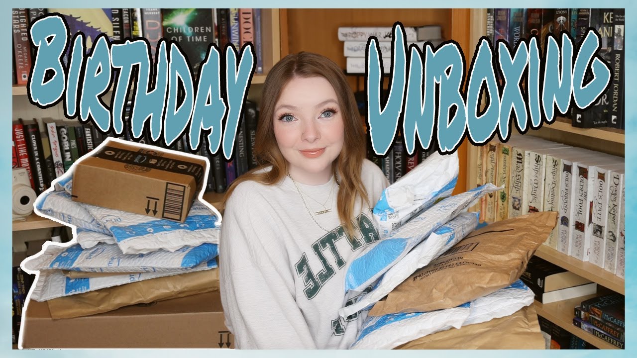 Big Birthday Book Unboxing! | New Fantasy and Romantsy Book Haul