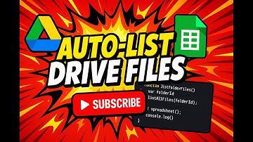 List Google Drive Files & URLs in Google Sheets Automatically