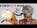 DIY: KAOLIN CLAY MASK FOR NATURAL HAIR| Short 4c hair