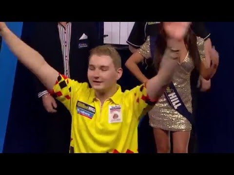 PDC World Darts Championship 2016 - Amazing Walk-on Dimitri van den Bergh!!!!!