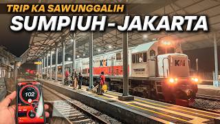 Stasiunnya Sepi Banget Trip Kereta Sawunggalih Malam Sumpiuh  Jakarta