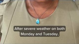 Beautiful on Wednesday afternoon as lower humidity returns