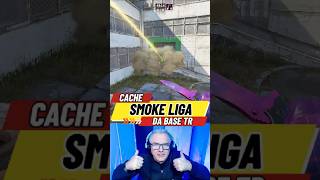 Smoke rápida da base TR até a LIGA no mapa CACHE. #counterstrike2 #cs2