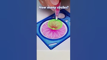 Take a guess how many circles there are  #2024 #spirograph #art #asmr #satisfying  #spirographshr