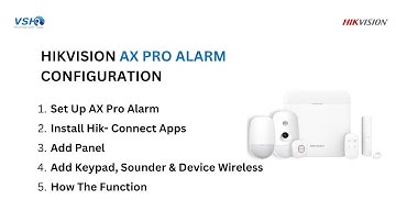HOW TO SETUP HIKVISION AX PRO ALARM 2024 ?
