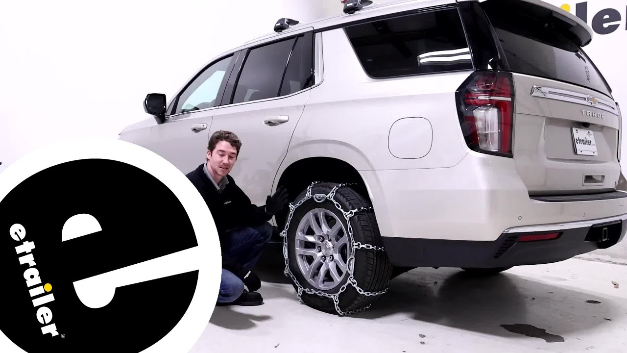 etrailer Pewag All Square Snow Tire Chains with Cam Tighteners