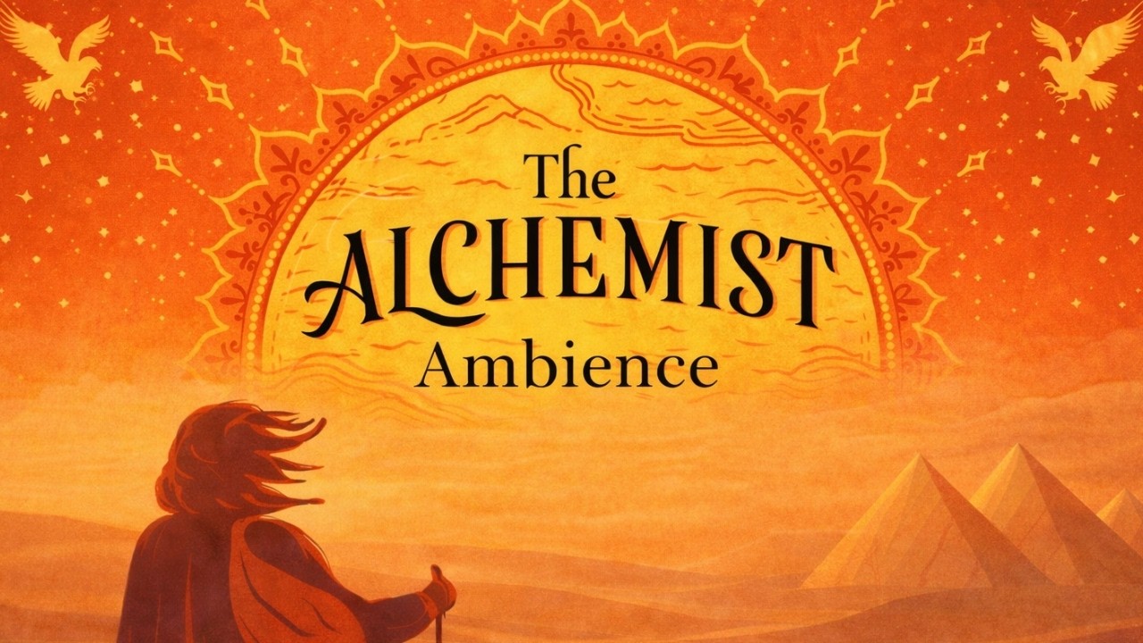 The Alchemist Ambience | Music for Reading Paulo Coelho with Sounds & Visuals