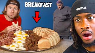 He Survived The Heaviest Mans Diet By Putting MEAT In His MOUTH