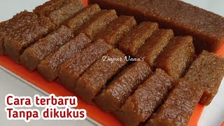 Tanpa dikukus, satset - satset caranya praktis dan mudah banget( wajik ketan gula merah)