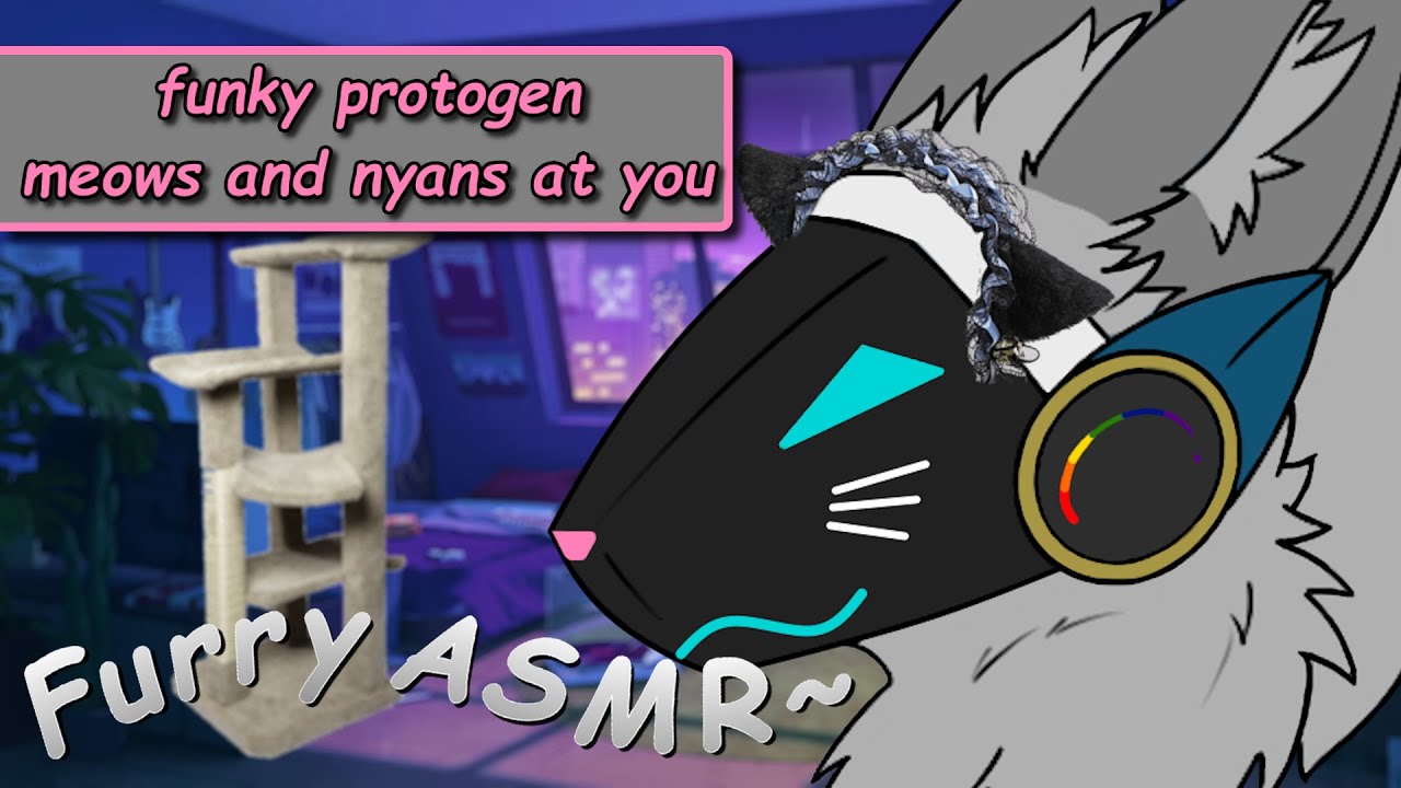 [Furry ASMR] meowing and nyan. (two)