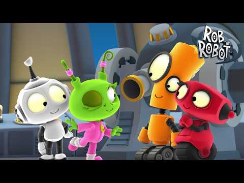 Oh No! The Telescope is Broken! 🔭🌠 | Rob the Robot | Kids Educational Cartoons