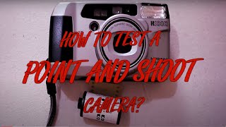 How to test a point and shoot film camera (Ricoh MyPort 330 Super)
