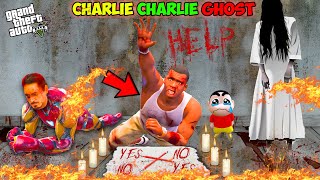 Franklin & Avengers Plays Charlie Charlie Ghost Challenge At Night ! | GTA 5 AVENGERS