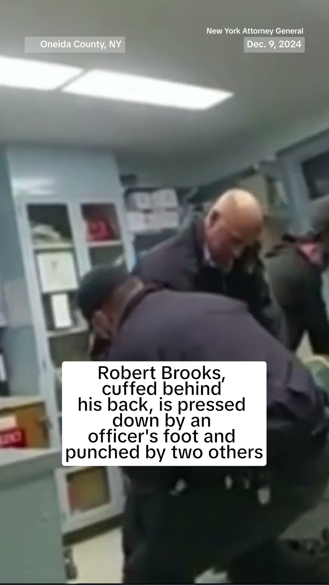 Video shows officers fatally beating a handcuffed inmate